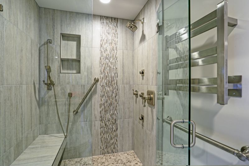 Spa-Style Shower with Tiles