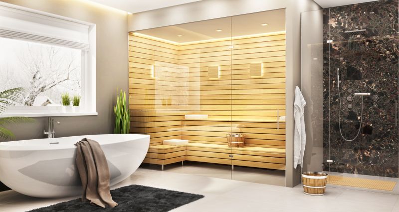 Stylish Shower with Glass Doors